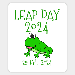 Leap Day 2024 Frog Magnet